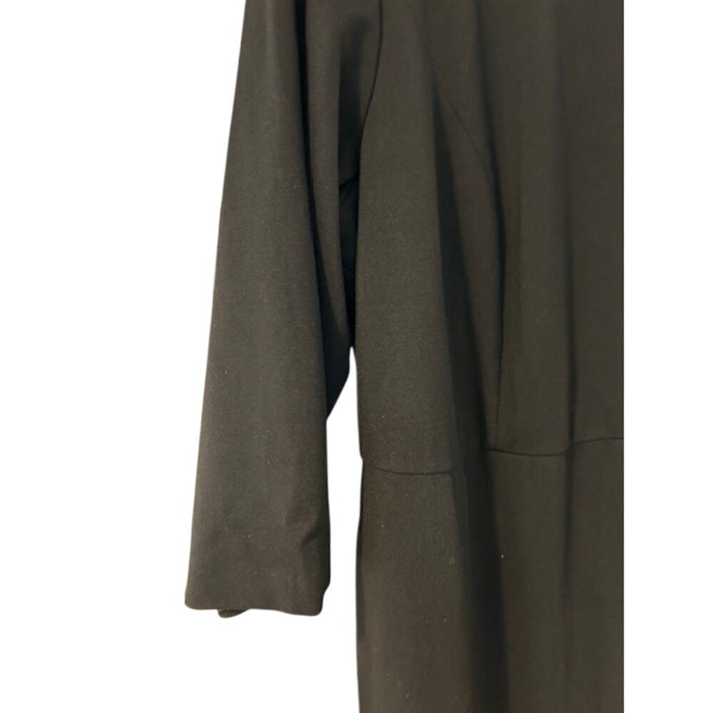 TALBOTS Black Sheath Midi Dress Casual Women's 20W Office Classic Below Knee - Picture 9 of 10